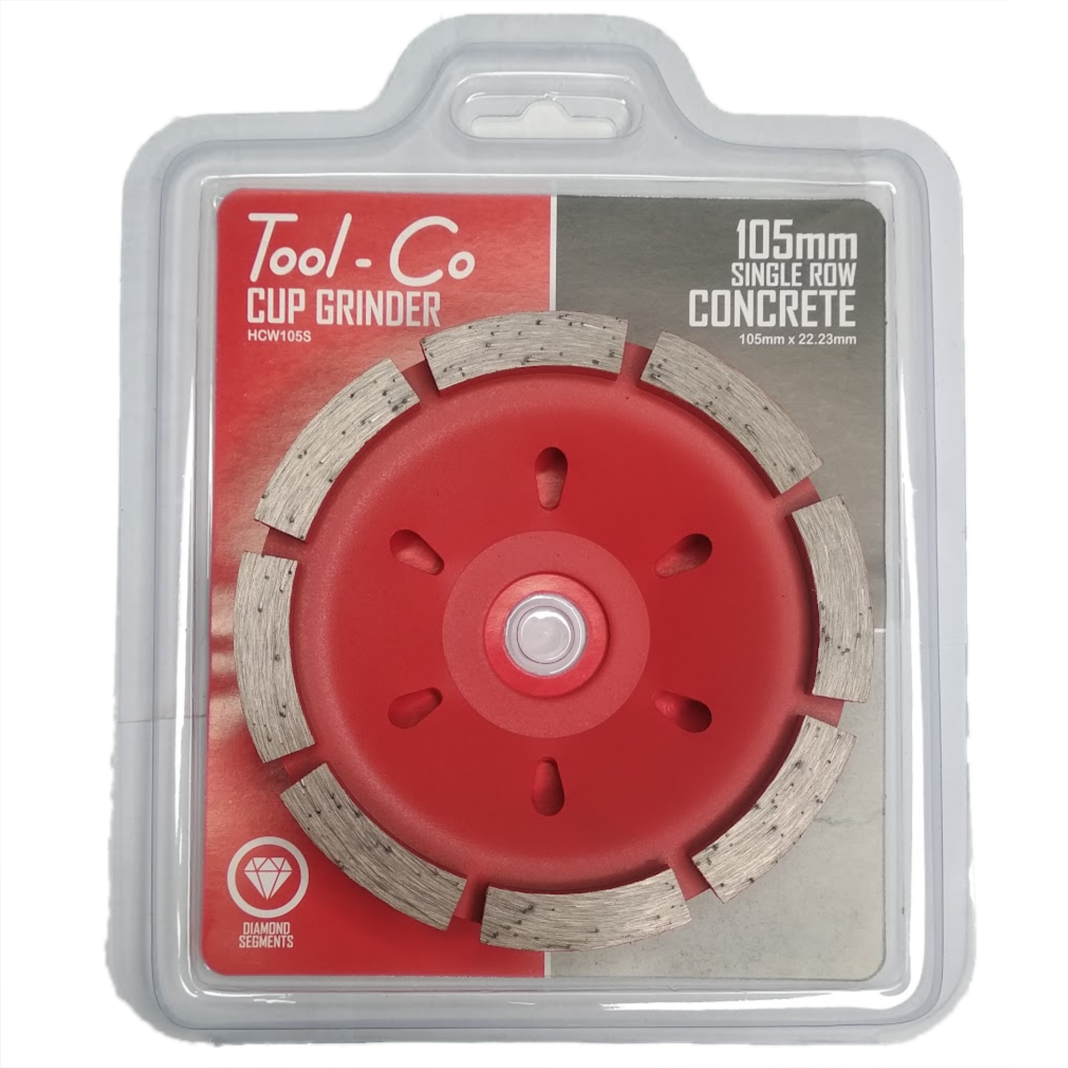 Tool-Co 105 mm Single Row Segmented Cup Grinder