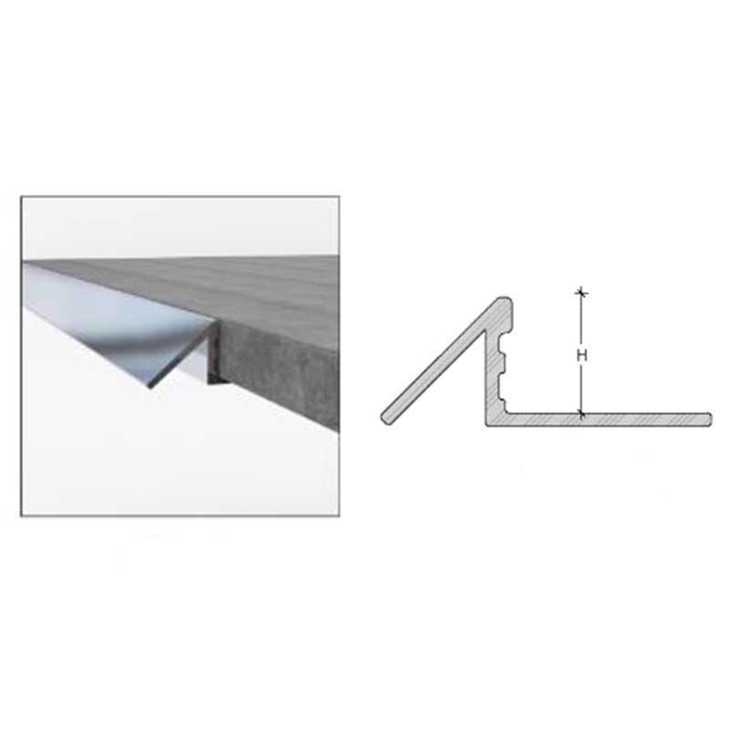 45 Ramp Edge Tile Trims