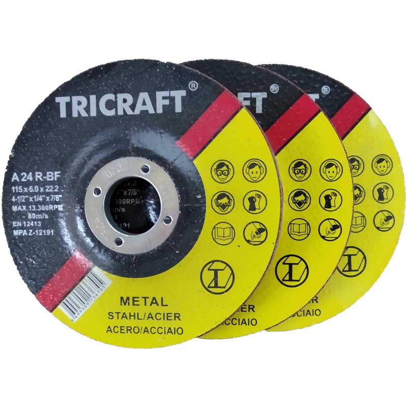TriCraft Metal Abrasive Grinding Discs