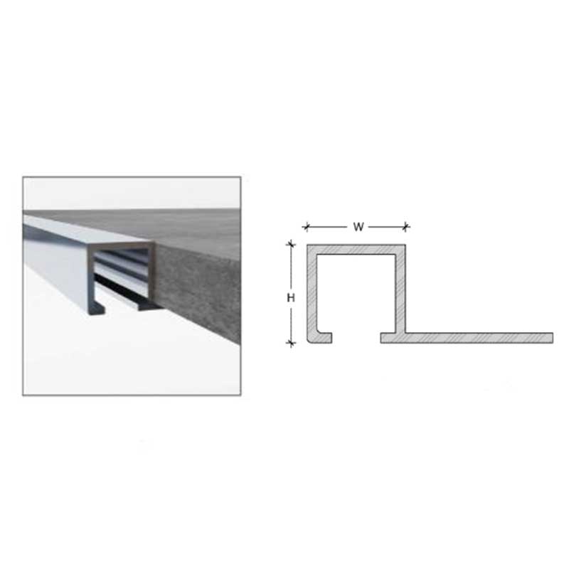 Square Edge Tile Trims