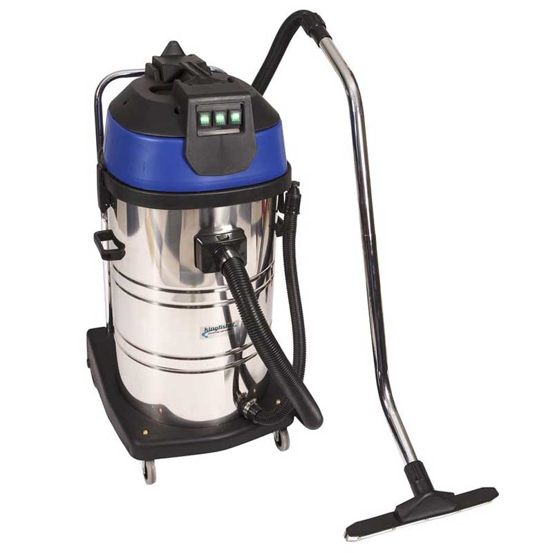 80 L Stainless Steel Drum Vacuum - Wet/Dry 3 Motor