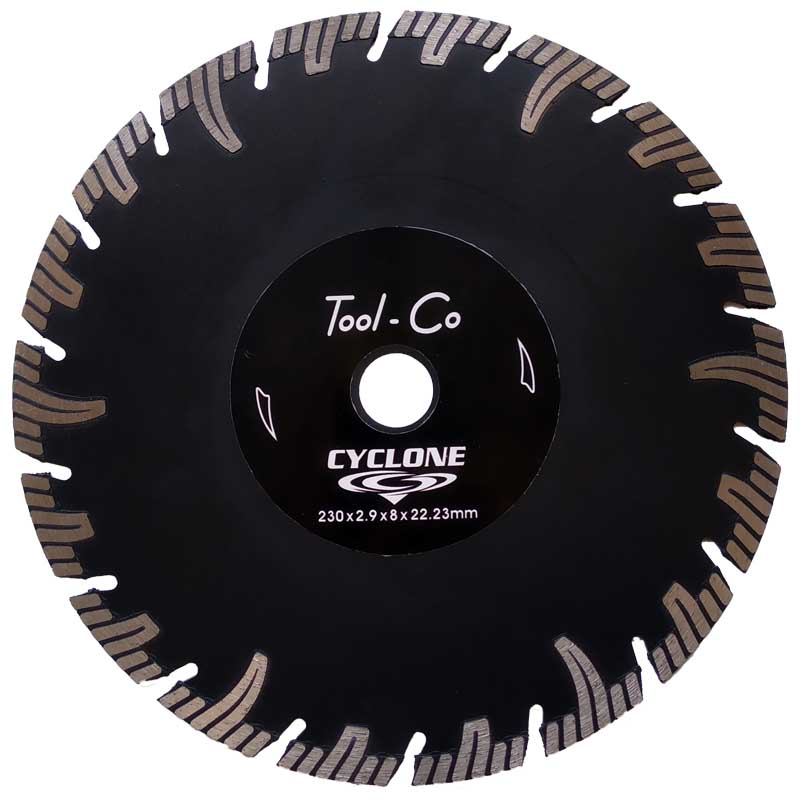 Tool-Co Turbo Segmented Cyclone Stone Diamond Blade
