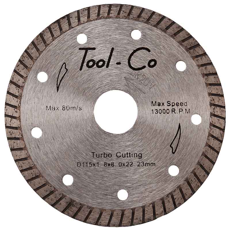 Tool-Co Turbo Dry Diamond Tile Blades