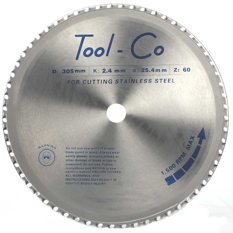 Tool-Co TCT Stainless Steel Blades